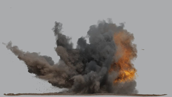 Fiery Dust Explosions Fiery Dust Explosion 20 vfx asset stock footage