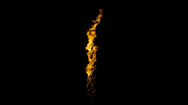 Body Fire Burning Body Edge Calm 1 vfx asset stock footage