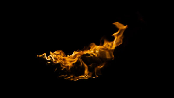 Body Fire Burning Arm Horizontal Windy 2 vfx asset stock footage