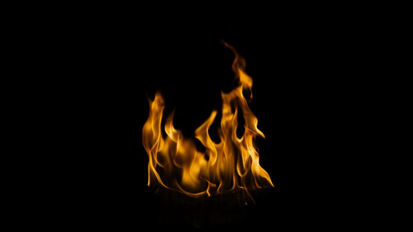 Body Fire Burning Arm Horizontal Calm 4 vfx asset stock footage