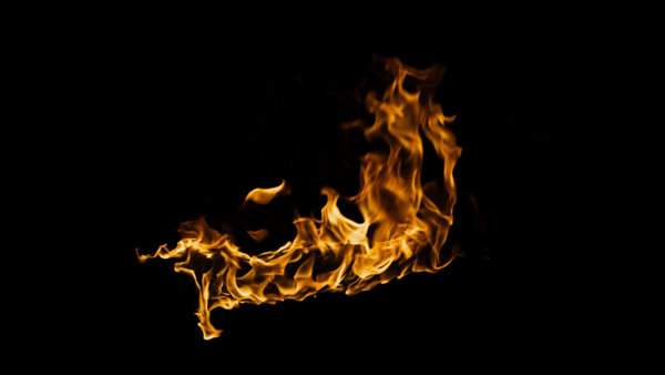 Body Fire Burning Arm Horizontal Windy 3 vfx asset stock footage