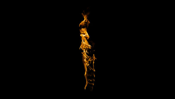 Body Fire Burning Arm Vertical Calm 1 vfx asset stock footage