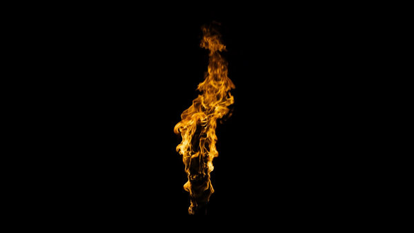Body Fire Burning Leg Calm 2 vfx asset stock footage