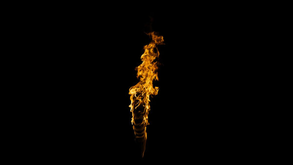 Body Fire Burning Leg Calm 3 vfx asset stock footage