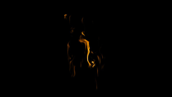 Body Fire Burning Small Patch 1 vfx asset stock footage