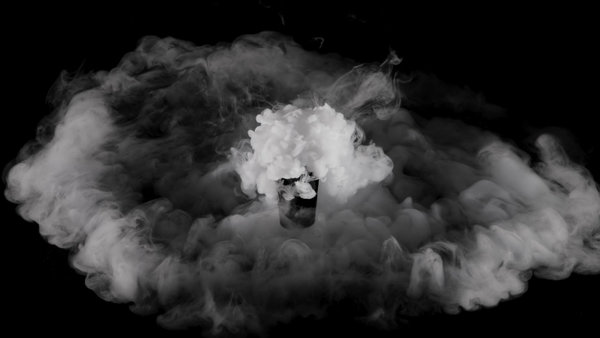 Small Scale Falling Fog High Angle Bubbling Fog 4 vfx asset stock footage