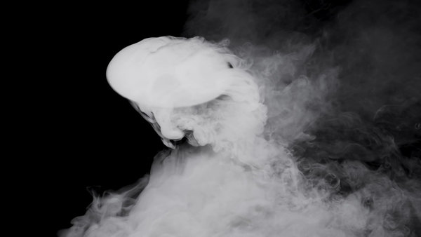 Small Scale Falling Fog Overflowing Fog Close 2 vfx asset stock footage