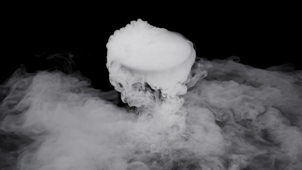 Small Scale Falling Fog Overflowing Fog Close 3 vfx asset stock footage