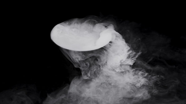 Small Scale Falling Fog Overflowing Fog Close 4 vfx asset stock footage