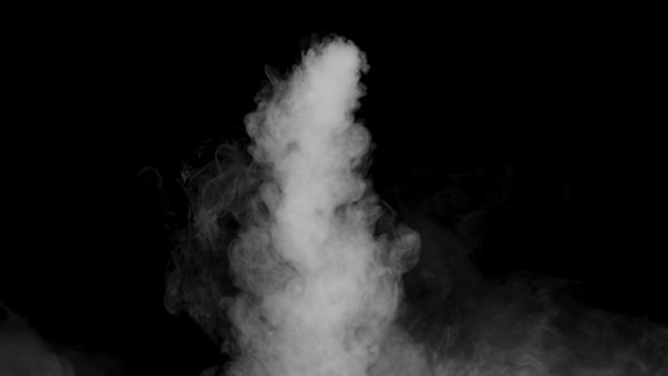 Small Scale Falling Fog Pipe Fog Front Close 2 vfx asset stock footage