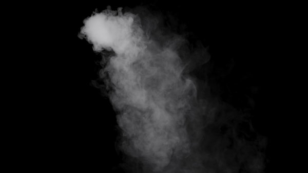 Small Scale Falling Fog Pipe Fog Front Close 3 vfx asset stock footage