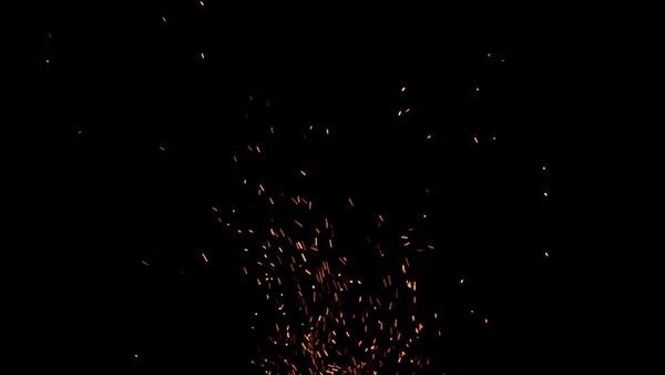 Fire Sparks - Close Rising Sparks Mid 10 vfx asset stock footage