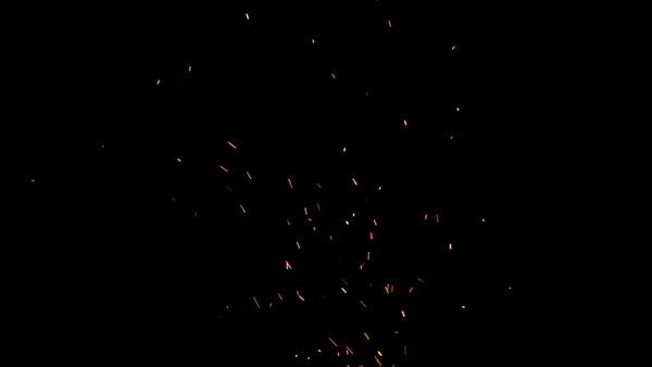 Fire Sparks - Close Rising Sparks Mid 12 vfx asset stock footage