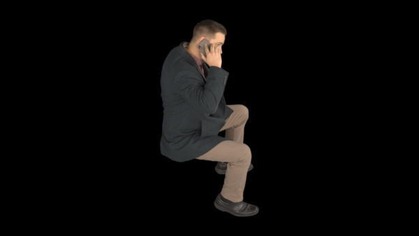 Cold Weather Extras Sitting 4 High 3 vfx asset stock footage