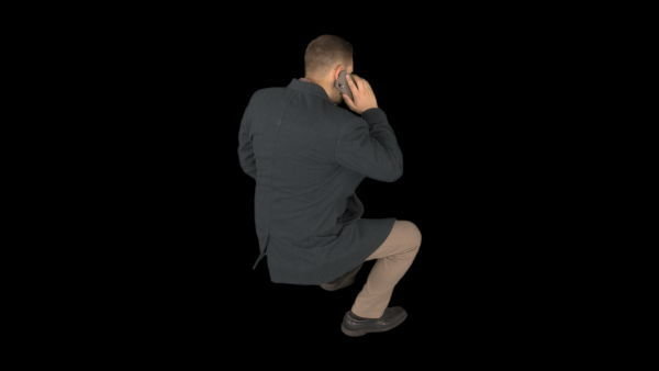 Cold Weather Extras Sitting 4 High 4 vfx asset stock footage