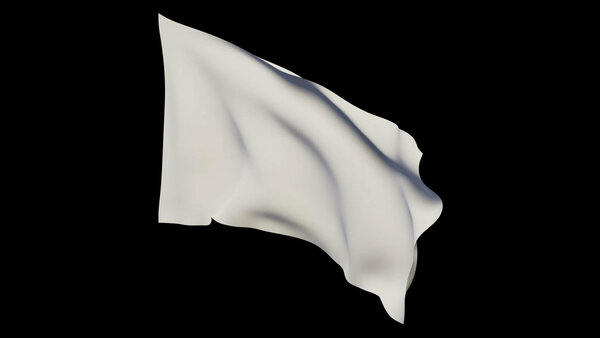 Waving Flags Flag 1 Angled Front vfx asset stock footage
