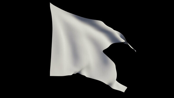 Waving Flags Flag 8 Angled Back vfx asset stock footage