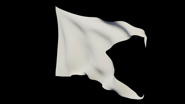 Waving Flags Flag 8 Angled Front vfx asset stock footage
