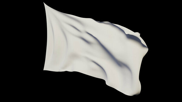 Waving Flags Large Flag 1 Angled Front vfx asset stock footage