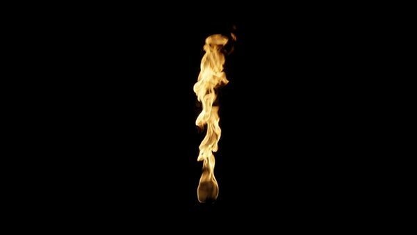 Flame Torch Torch Light Wind 3 vfx asset stock footage