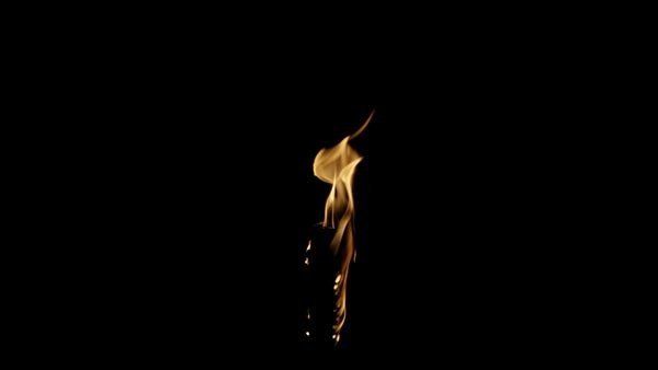 Flame Torch Torch Light Wind 6 vfx asset stock footage