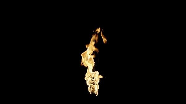 Flame Torch Torch Medium Wind 1 vfx asset stock footage