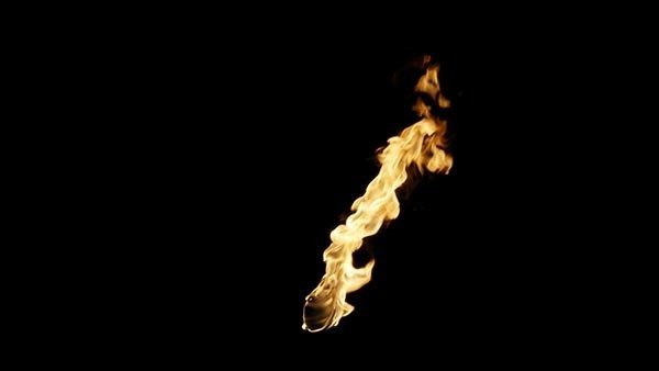 Flame Torch Torch Medium Wind 2 vfx asset stock footage