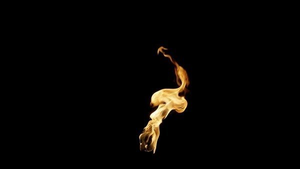 Flame Torch Torch Medium Wind 3 vfx asset stock footage
