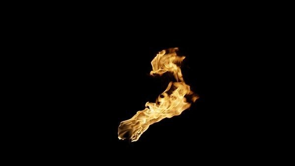 Flame Torch Torch High Wind 5 vfx asset stock footage