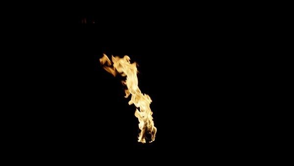 Flame Torch Torch Side to Side 4 vfx asset stock footage