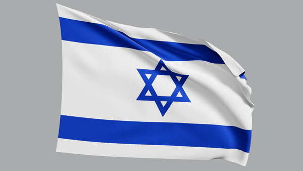 National Flags Israel vfx asset stock footage