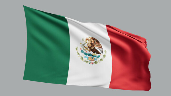 National Flags Mexico vfx asset stock footage