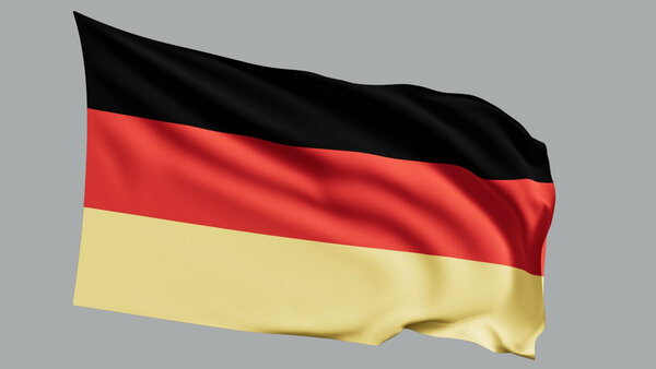 National Flags Germany vfx asset stock footage