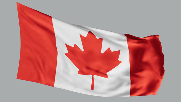 National Flags Canada vfx asset stock footage