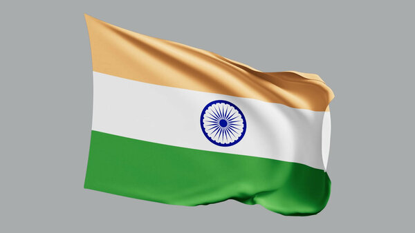 National Flags India vfx asset stock footage