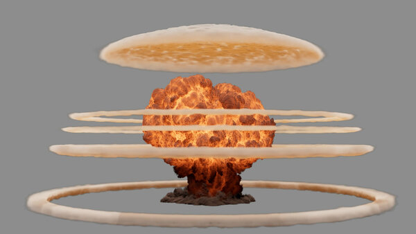 Nuclear Explosions Nuclear Explosion 5 vfx asset stock footage