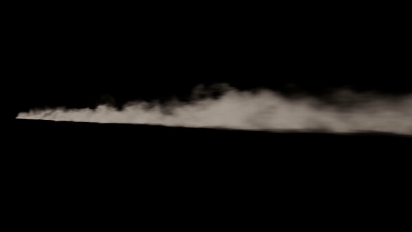Vehicle Dust Trails Fast 1 Angled Back vfx asset stock footage