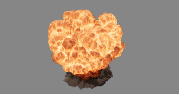 Nuclear Explosions Nuclear Explosion High Angle 4 vfx asset stock footage