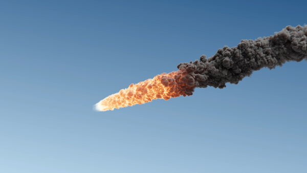 Meteors Large Meteor 1 vfx asset stock footage
