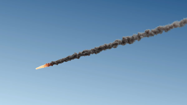 Meteors Medium Meteor 2 vfx asset stock footage