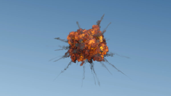 Aerial Explosions Aerial Explosion 2 vfx asset stock footage