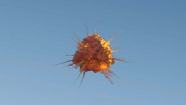 Aerial Explosions Aerial Explosion 5 vfx asset stock footage