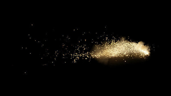 Spark Explosions High Angle Side Spark Explosion 5 vfx asset stock footage
