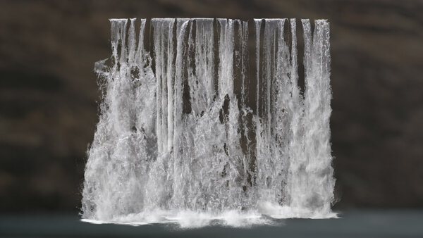 Large Scale Waterfalls