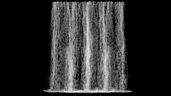 Large Scale Waterfalls Waterfall 14 vfx asset stock footage