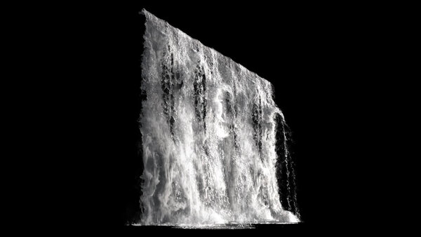 Large Scale Waterfalls Angled Waterfall 5 vfx asset stock footage