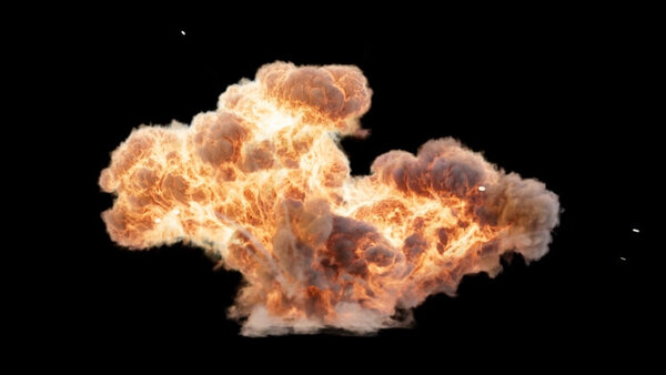 High-Impact Gas Explosions Gas Explosion 4 vfx asset stock footage