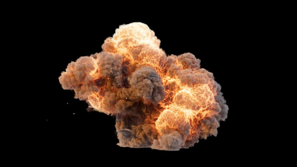 High-Impact Gas Explosions Gas Explosion 5 vfx asset stock footage