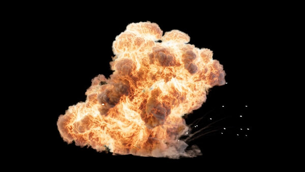 High-Impact Gas Explosions Gas Explosion 8 vfx asset stock footage