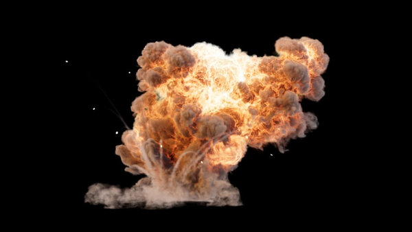 High-Impact Gas Explosions Gas Explosion 13 vfx asset stock footage